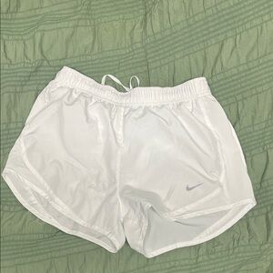 Nike Women's White Athletic Shorts